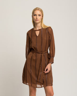 Vestido Marrón Lara