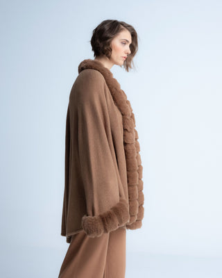 Poncho lurex Petra Caqui
