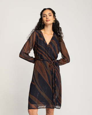 Vestido corto de gasa Celene
