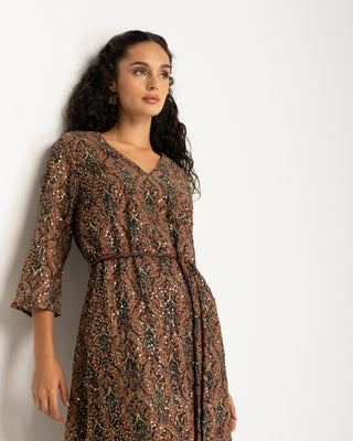 Vestido midi elegante Eliora