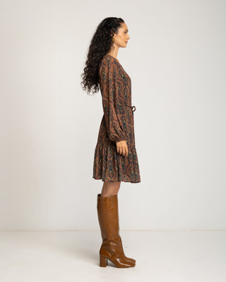 Vestido corto con volantes Eliora