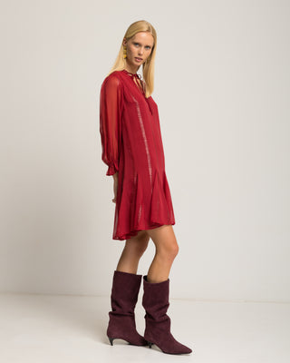 Vestido corto suelto Coralina