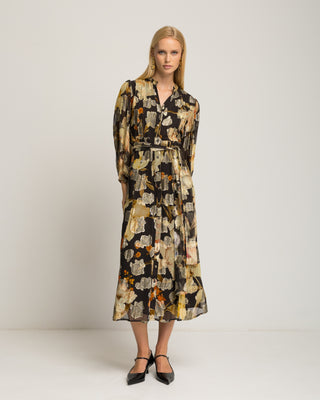 Vestido camisero estampado Samara