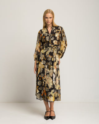 Vestido camisero estampado Samara
