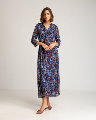 Vestido estampado etnico Varine