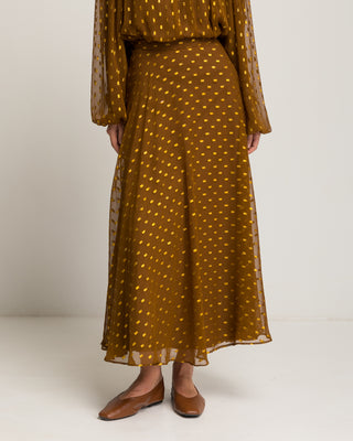 Falda larga camel Sintra