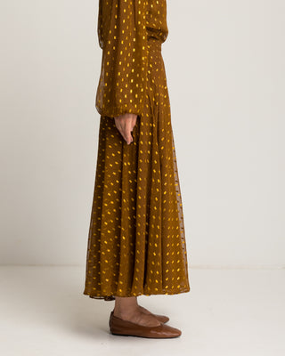 Falda larga camel Sintra