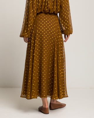 Falda larga camel Sintra