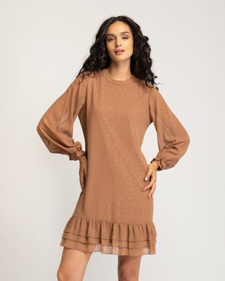 Vestido corto fluido Luanda