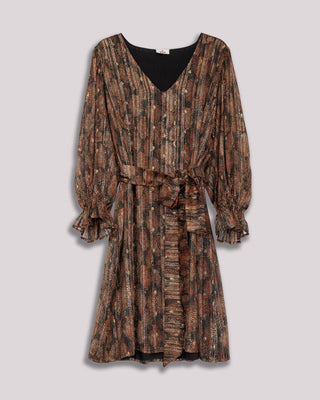 Vestido corto manga abullonada Eteria