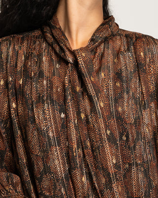 Blusa cuello lazo Eteria