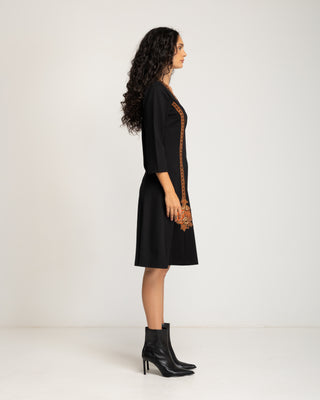 Vestido corto recto Isara