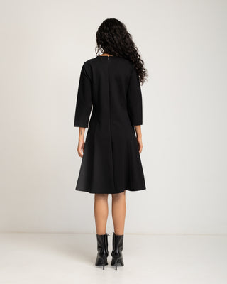 Vestido corto recto Isara