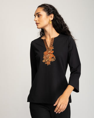 Camisa negra Isara