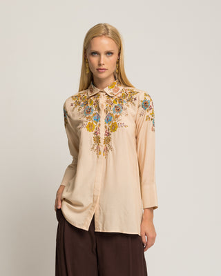 Camisa estampada flores Bani