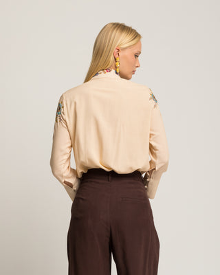 Camisa estampada flores Bani