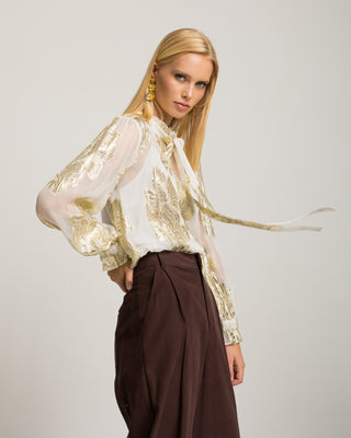 Blusa blanca mujer Senia