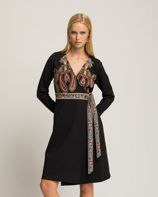 Vestido midi bordado Coppola