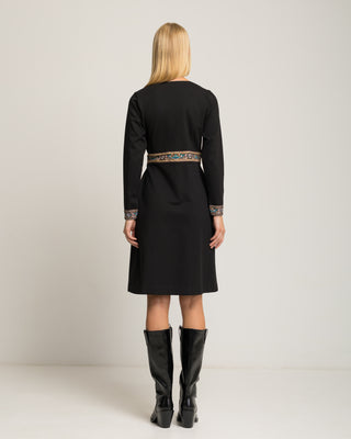 Vestido midi bordado Coppola