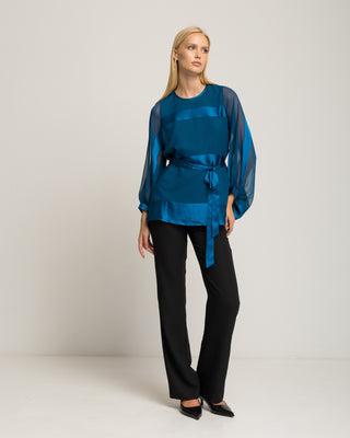 Blusa satinada Valeska