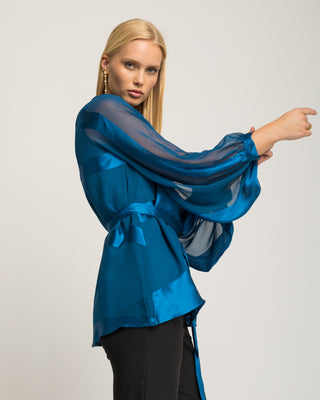 Blusa satinada Valeska