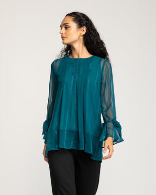 Blusa fluida lazo Orea