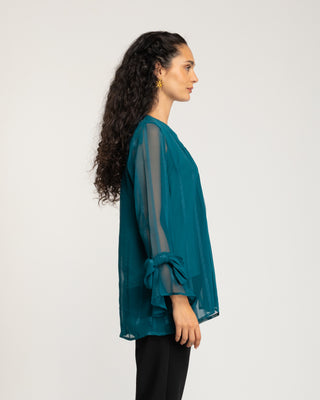 Blusa fluida lazo Orea