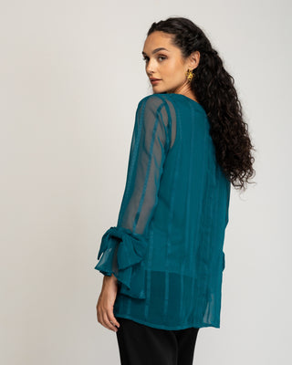 Blusa fluida lazo Orea