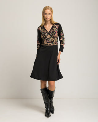 Vestido corto bordados Caprise