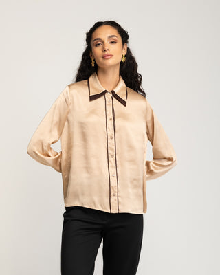 Camisa satinada Esmeria