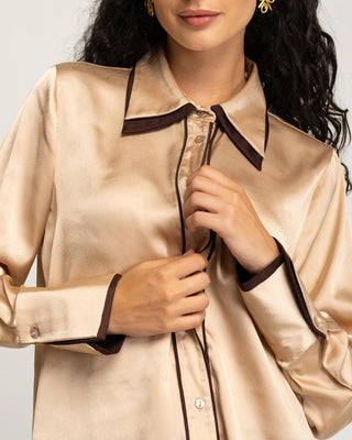 Camisa satinada Esmeria