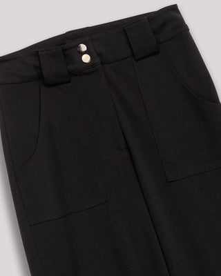 Pantalón recto negro Vaniare