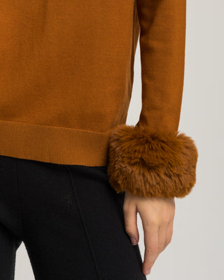 Jersey punto fino camel Miranda