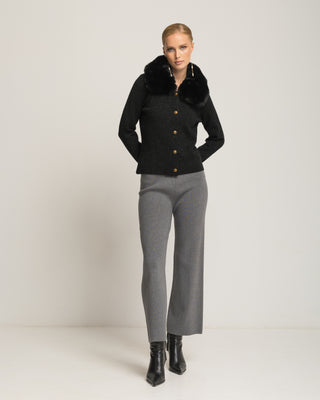 Chaqueta cuello pelo Celina