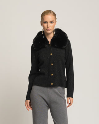 Chaqueta cuello pelo Celina