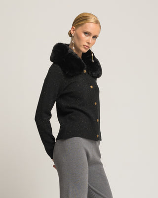 Chaqueta cuello pelo Celina