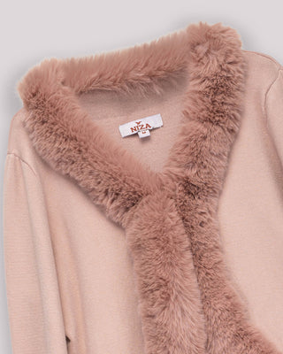 Chaqueta de punto rosa Aurelia