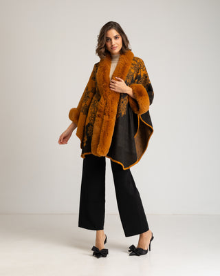 Poncho floral Olimia