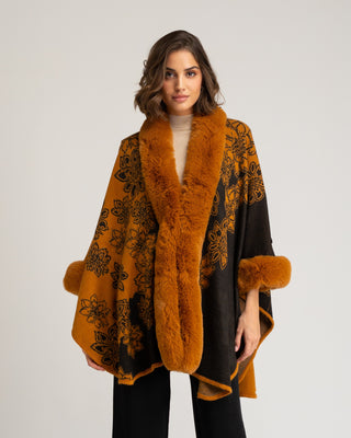 Poncho floral Olimia
