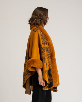 Poncho floral Olimia