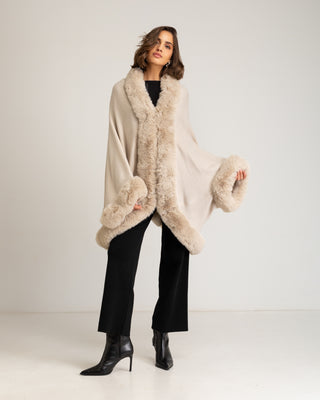 Poncho beige Irina