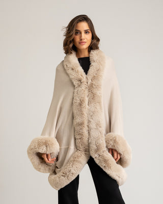 Poncho beige Irina