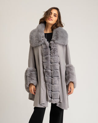 Poncho gris Gia