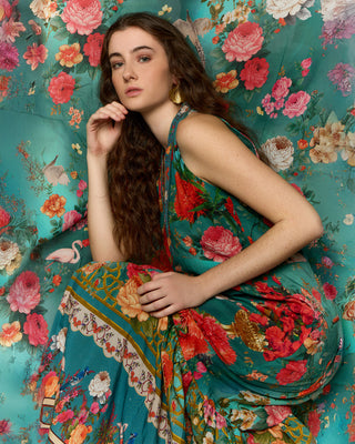Vestido Largo Espalda Descubierta Uma