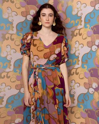 Vestido Largo Vuelo Orla