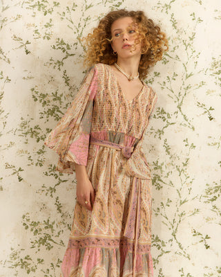Vestido Estampado Paisley Amara