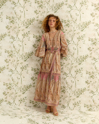 Vestido Estampado Paisley Amara