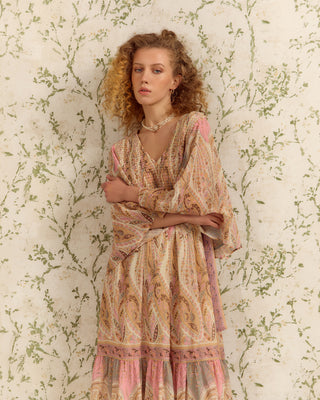 Vestido Estampado Paisley Amara