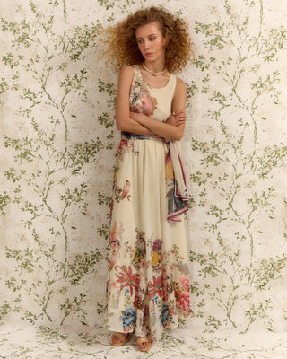 Vestido Estampado Flores Maia