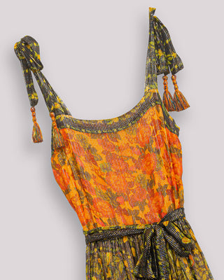Vestido largo con tirantes